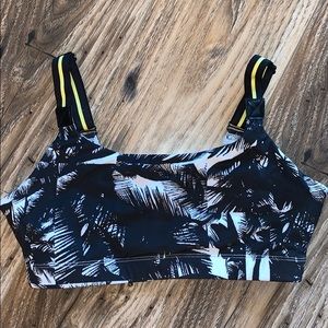 Fabletics palm print sports bra